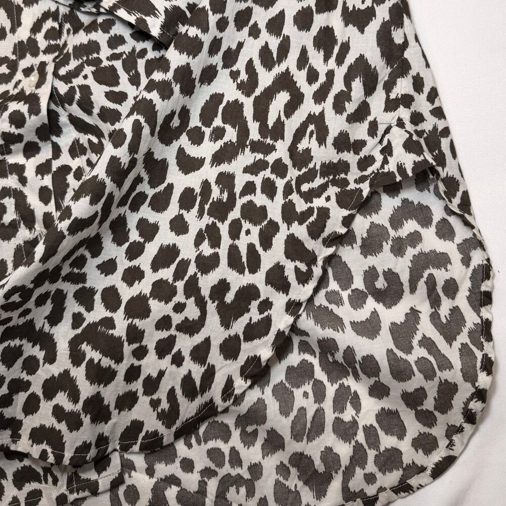 J.Crew Leopard Print Swim Cover-Up Dress Size Small Sheer NWT - Picture 8 of 12